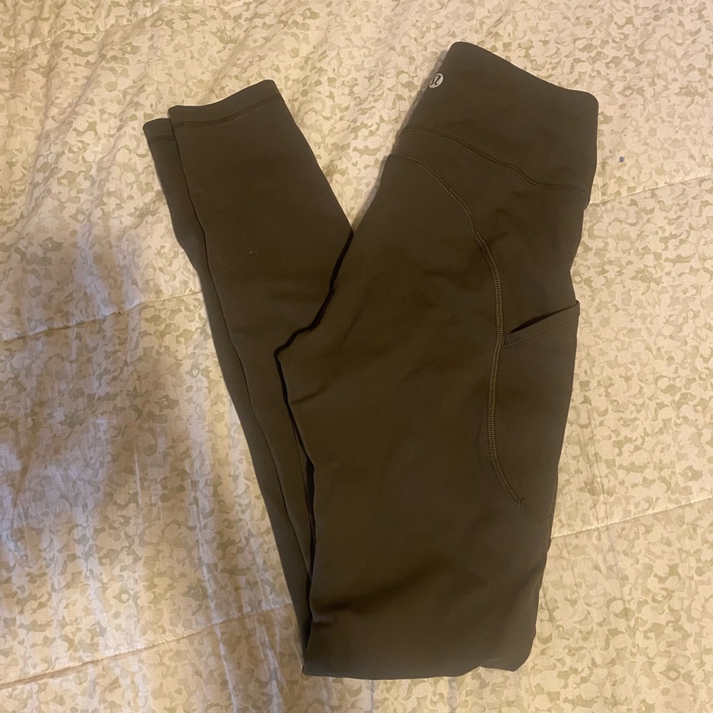 lululemon athletica Olive Green Leggings